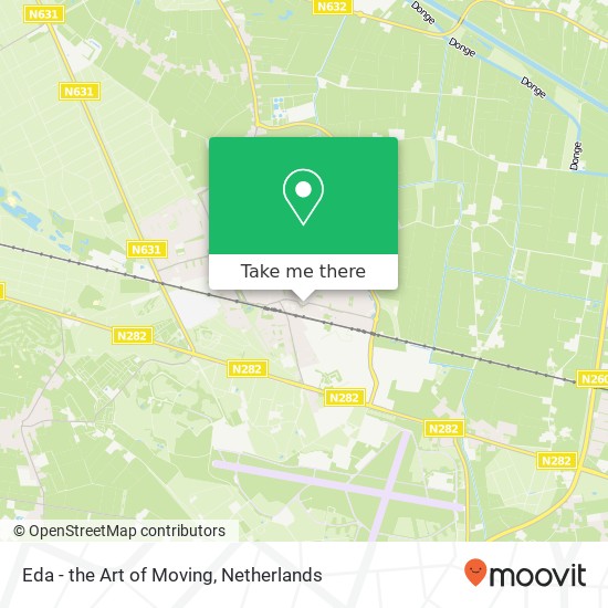 Eda - the Art of Moving, Anne Frankplein 11 map