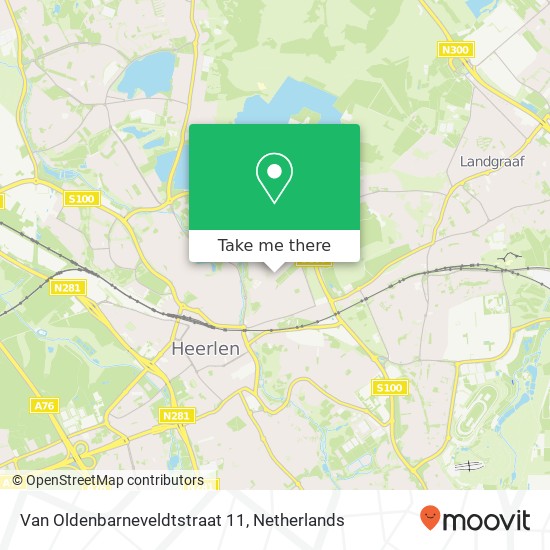 Van Oldenbarneveldtstraat 11, 6415 EN Heerlen map