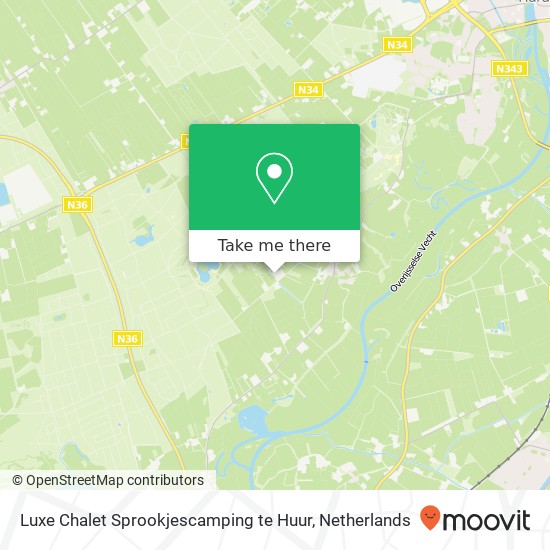 Luxe Chalet Sprookjescamping te Huur map