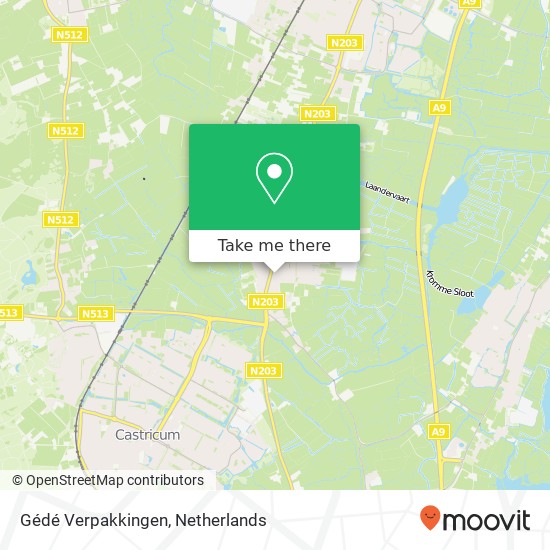 Gédé Verpakkingen, Rijksweg 54 Karte