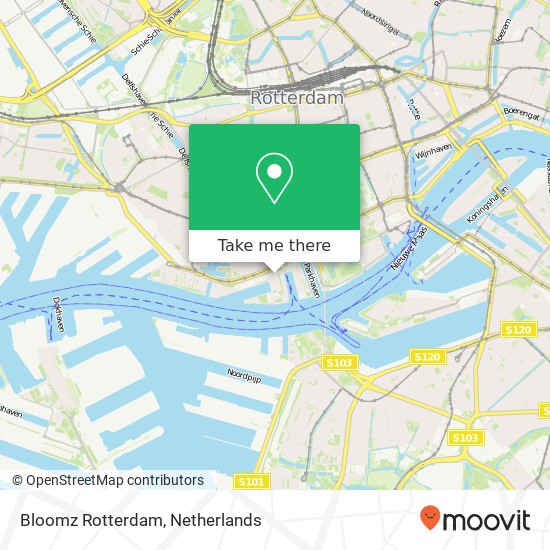 Bloomz Rotterdam, Sint-Jobsweg 92 map