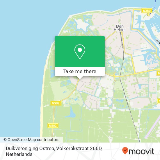 Duikvereniging Ostrea, Volkerakstraat 266D map