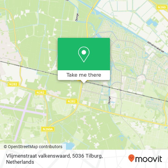 Vlijmenstraat valkenswaard, 5036 Tilburg Karte