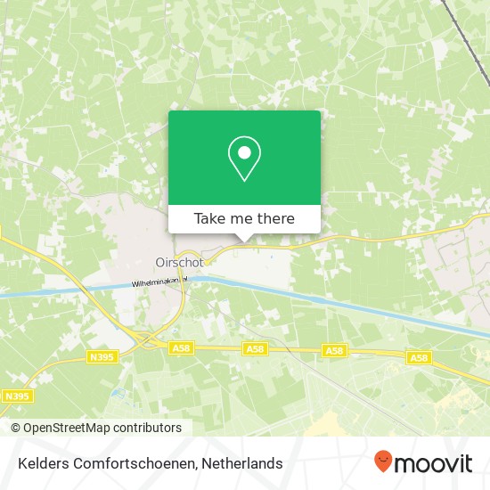 Kelders Comfortschoenen, Bestseweg 36 map