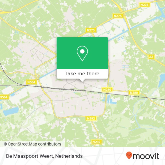 De Maaspoort Weert, Maaspoort 60 map
