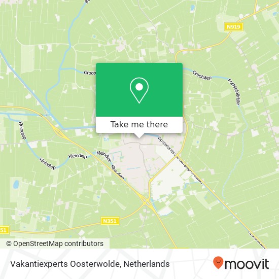 Vakantiexperts Oosterwolde map