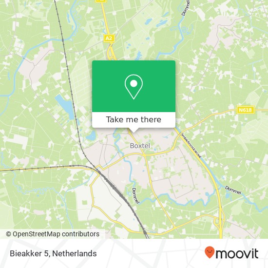 Bieakker 5, 5283 TA Boxtel map