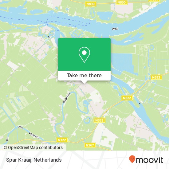 Spar Kraaij, Dorpsstraat 49A map