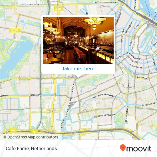 Cafe Fame, Overtoom 511 Karte