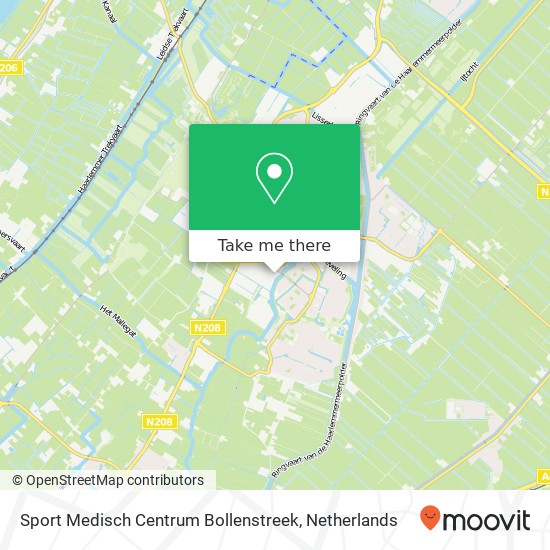 Sport Medisch Centrum Bollenstreek, Vennestraat Karte