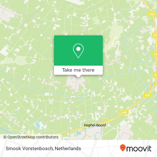 Smook Vorstenbosch, Heuvel 4 Karte