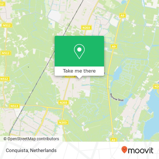 Conquista, Kerkweg 50 map