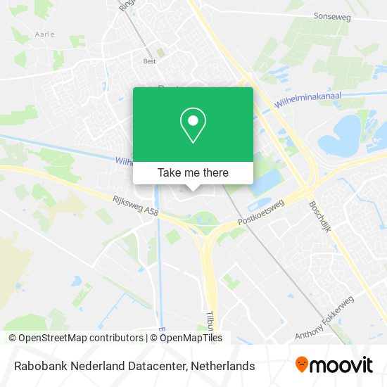 Rabobank Nederland Datacenter map