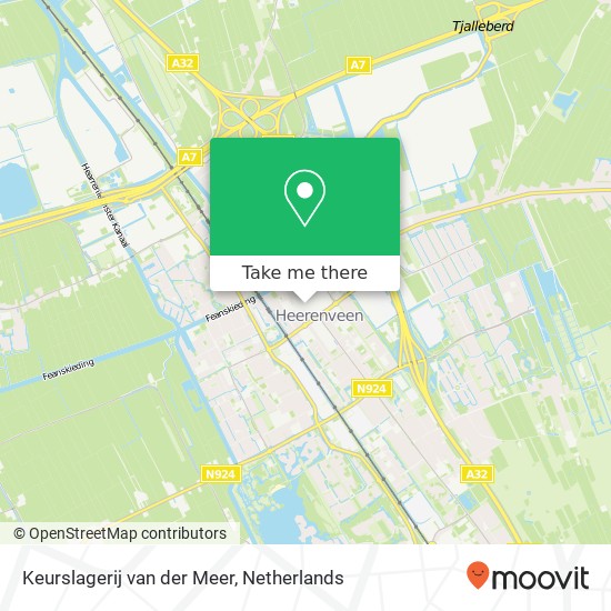 Keurslagerij van der Meer, Molenplein 8 map