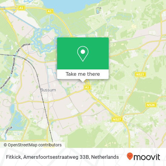 Fitkick, Amersfoortsestraatweg 33B Karte