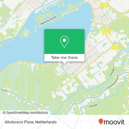 Altobosco Pizze, Rastraat 4 map