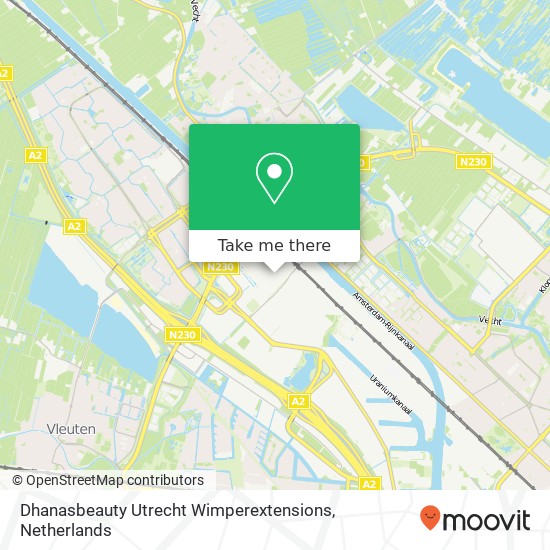 Dhanasbeauty Utrecht Wimperextensions map