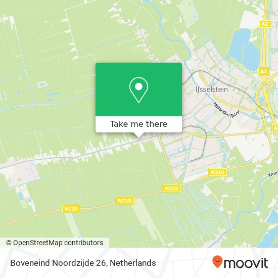 Boveneind Noordzijde 26, 3405 AH Benschop map