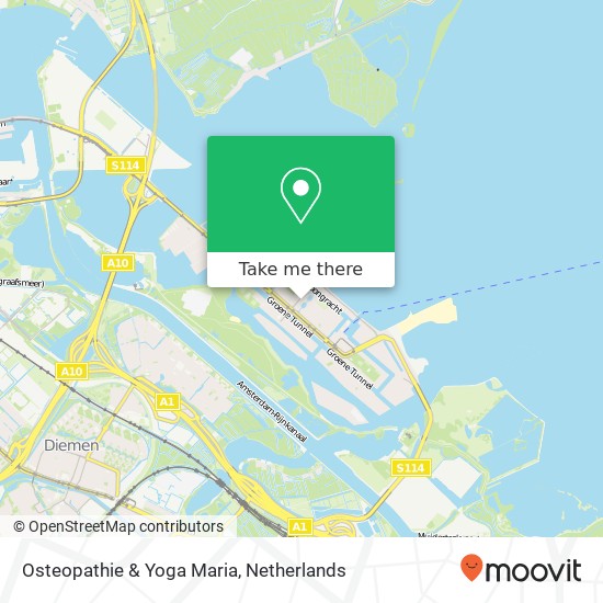 Osteopathie & Yoga Maria, Maria Austriastraat 827 map