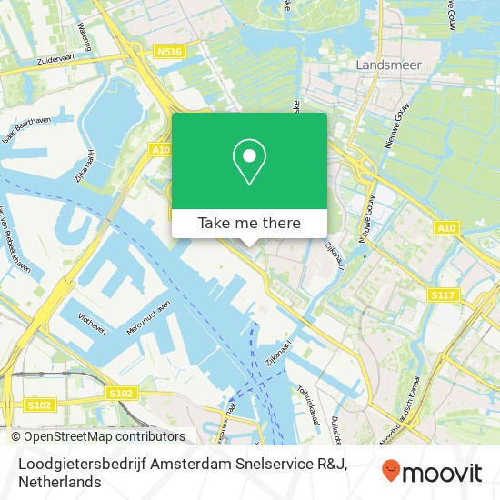 Loodgietersbedrijf Amsterdam Snelservice R&J map