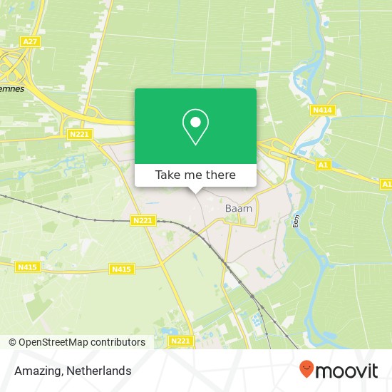 Amazing, Nieuw Baarnstraat 14 map