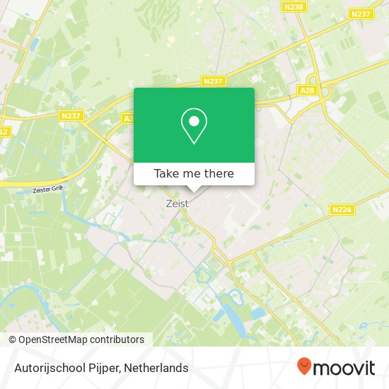 Autorijschool Pijper, Oude Arnhemseweg 181A map