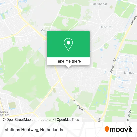 stations Houtweg map