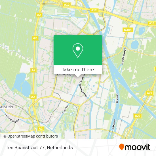 Ten Baanstraat 77 map