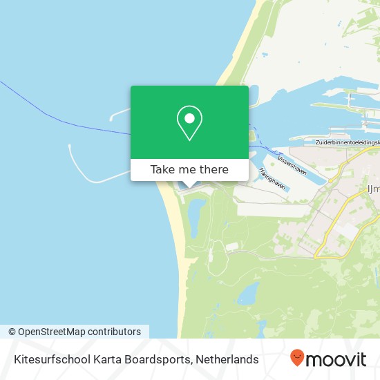 Kitesurfschool Karta Boardsports, Kennemerboulevard map