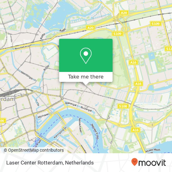 Laser Center Rotterdam map
