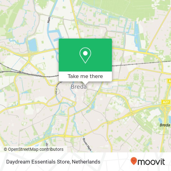 Daydream Essentials Store, Veemarktstraat 63BIS map