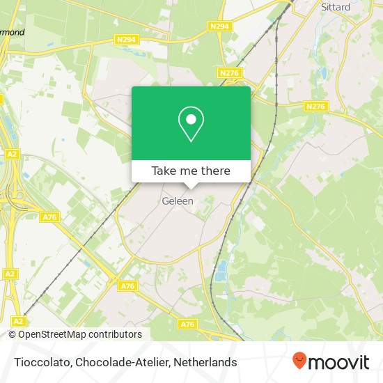 Tioccolato, Chocolade-Atelier, Bollenstraat 24 map