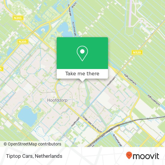 Tiptop Cars map