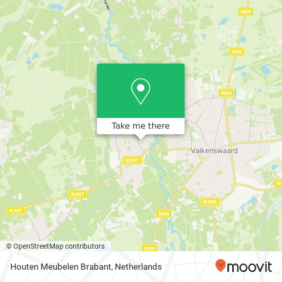 Houten Meubelen Brabant, Annadal 55 map