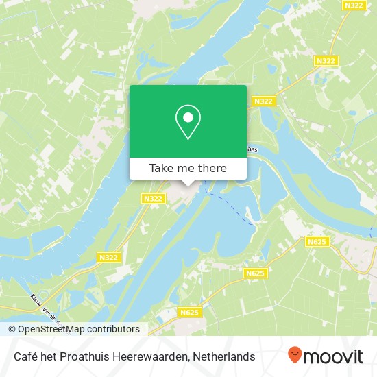 Café het Proathuis Heerewaarden, Hogestraat 46 map