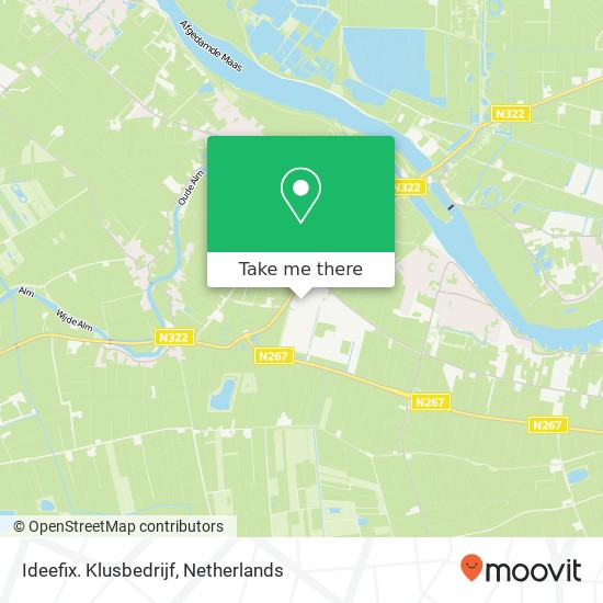 Ideefix. Klusbedrijf, Ambachtstraat map