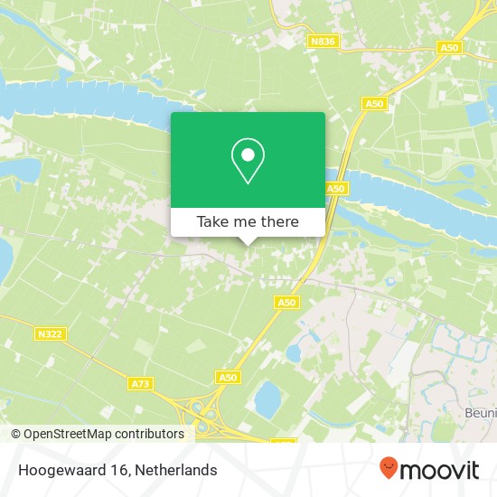 Hoogewaard 16, 6645 AA Winssen map