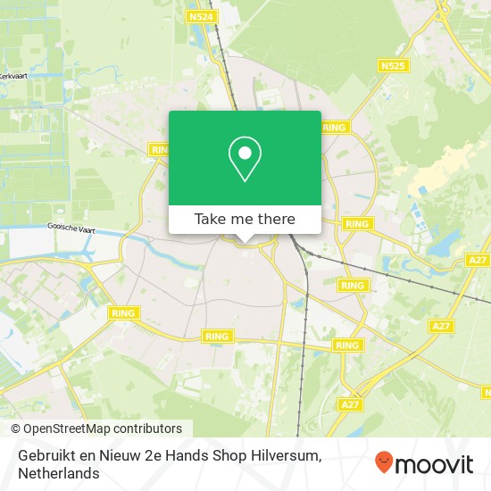 Gebruikt en Nieuw 2e Hands Shop Hilversum, Langestraat 48A Karte