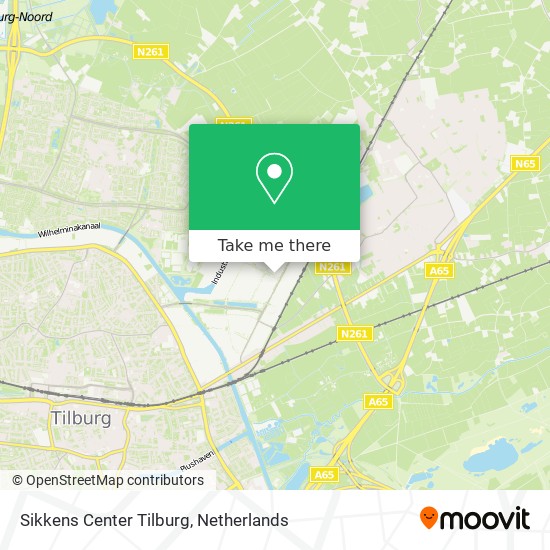 Sikkens Center Tilburg map