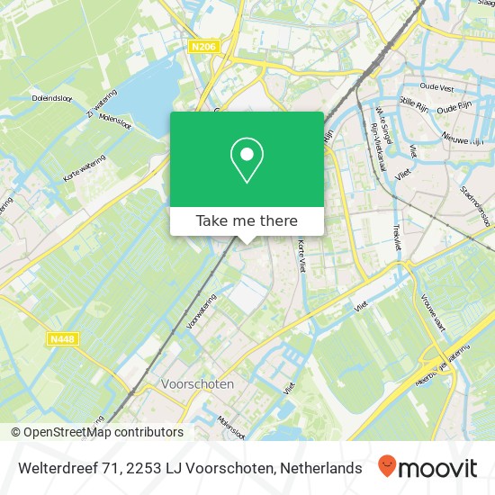 Welterdreef 71, 2253 LJ Voorschoten map