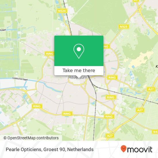 Pearle Opticiens, Groest 90 map