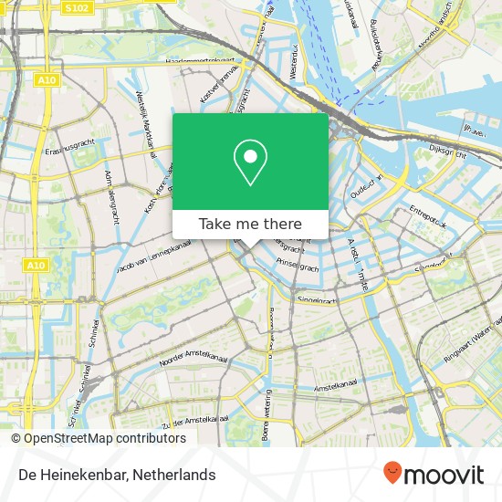 De Heinekenbar map
