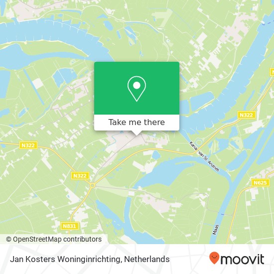 Jan Kosters Woninginrichting, Burgemeester van Randwijckstraat 1 Karte
