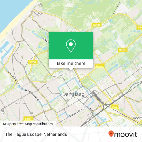 The Hague Escape map