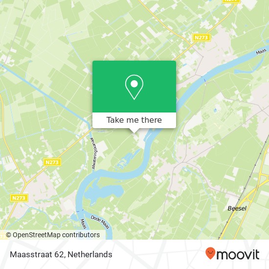 Maasstraat 62, 5995 ND Kessel map