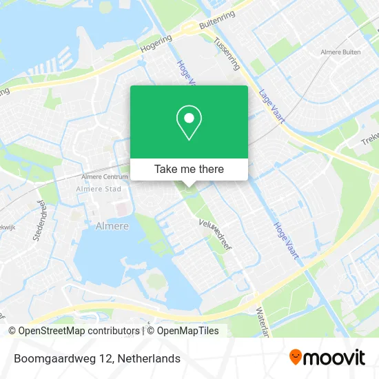 Boomgaardweg 12 map