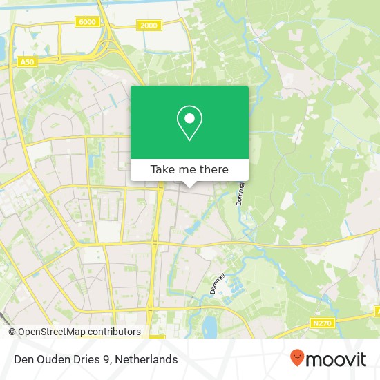 Den Ouden Dries 9, 5632 KL Eindhoven map