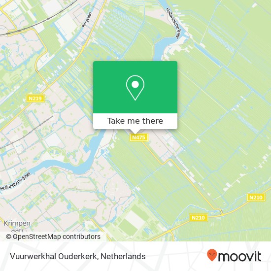 Vuurwerkhal Ouderkerk, Zijdepark 1 Karte