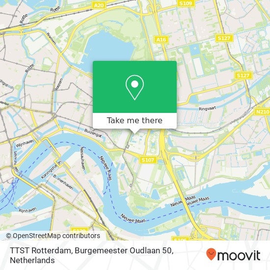 TTST Rotterdam, Burgemeester Oudlaan 50 map