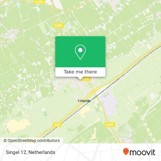 Singel 12, 8084 BD 't Harde map